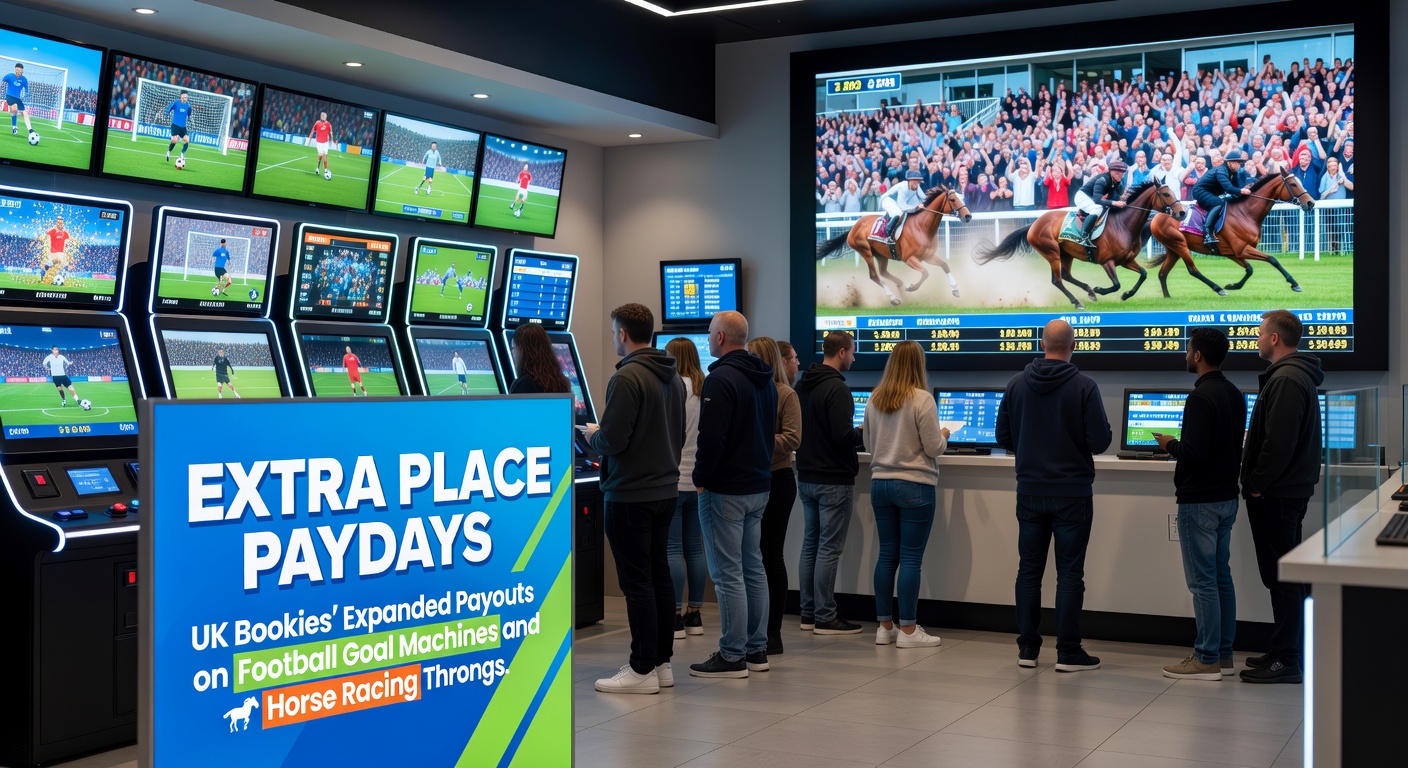 Mobile betting app screen showing extra place offers for a Premier League goalscorer market alongside a free bet popup