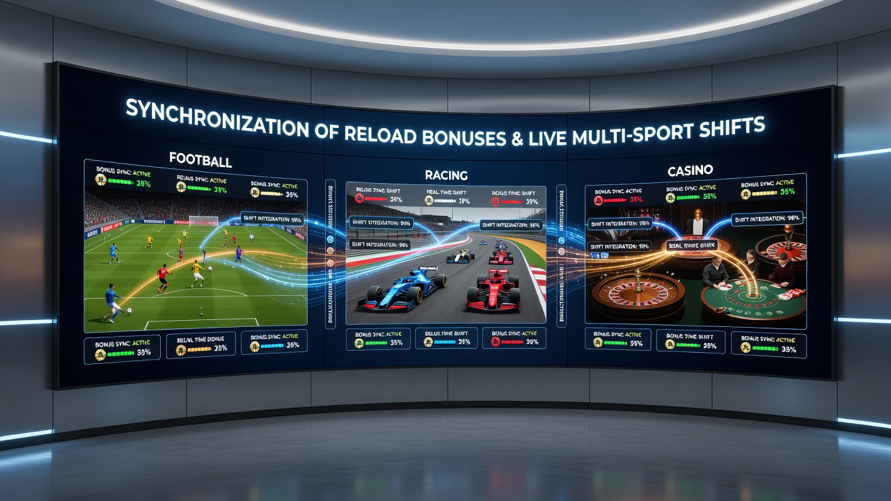 Close-up of British mobile betting app displaying live multi-sport bonus synchronization between football, horse racing, and casino sections