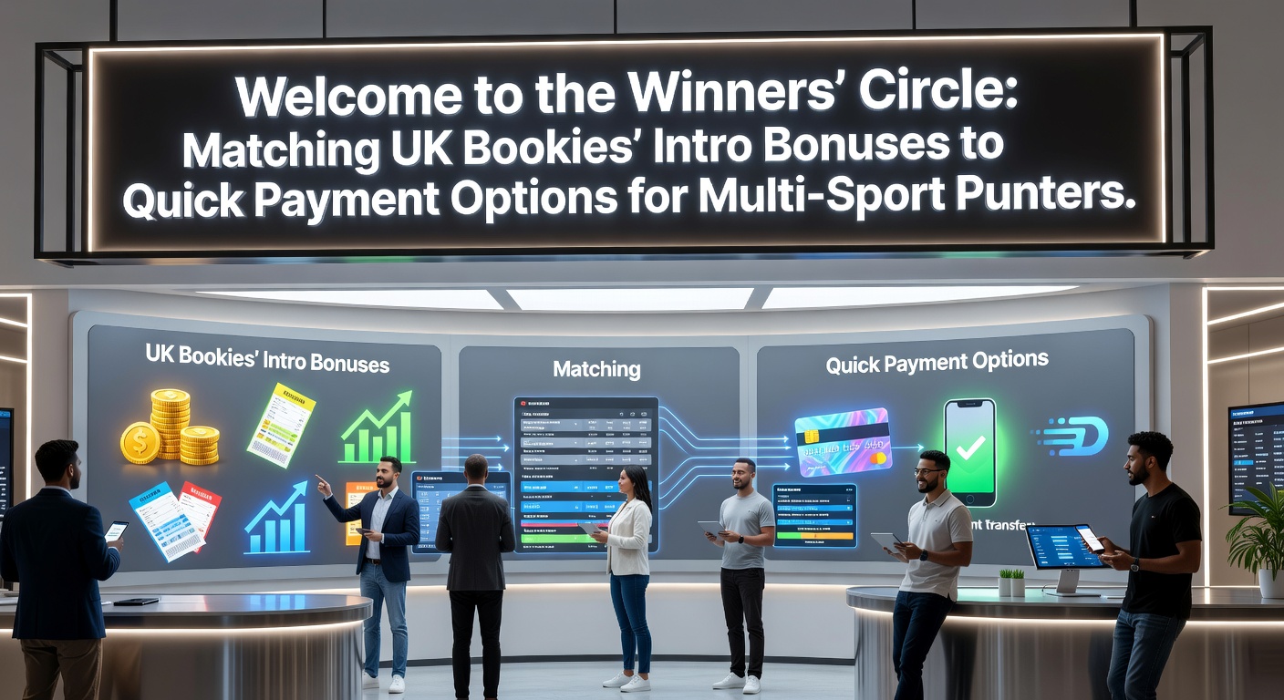 Multi-sport punters celebrating wins with fast payouts from UK bookies, highlighting intro bonuses and quick withdrawals